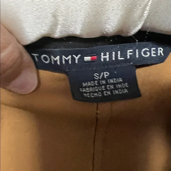 NWOT Tommy Hilfiger Black and Tan Leather Lightweight Jacket - Picture 5 of 11